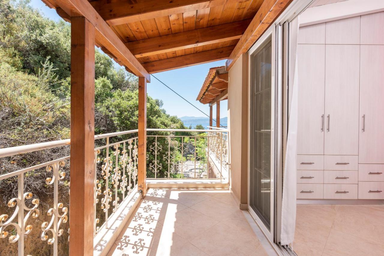 Panoramic View!Penthouse 120Qm Of Sea & Mountain Villa Loutrá Edipsoú Eksteriør bilde
